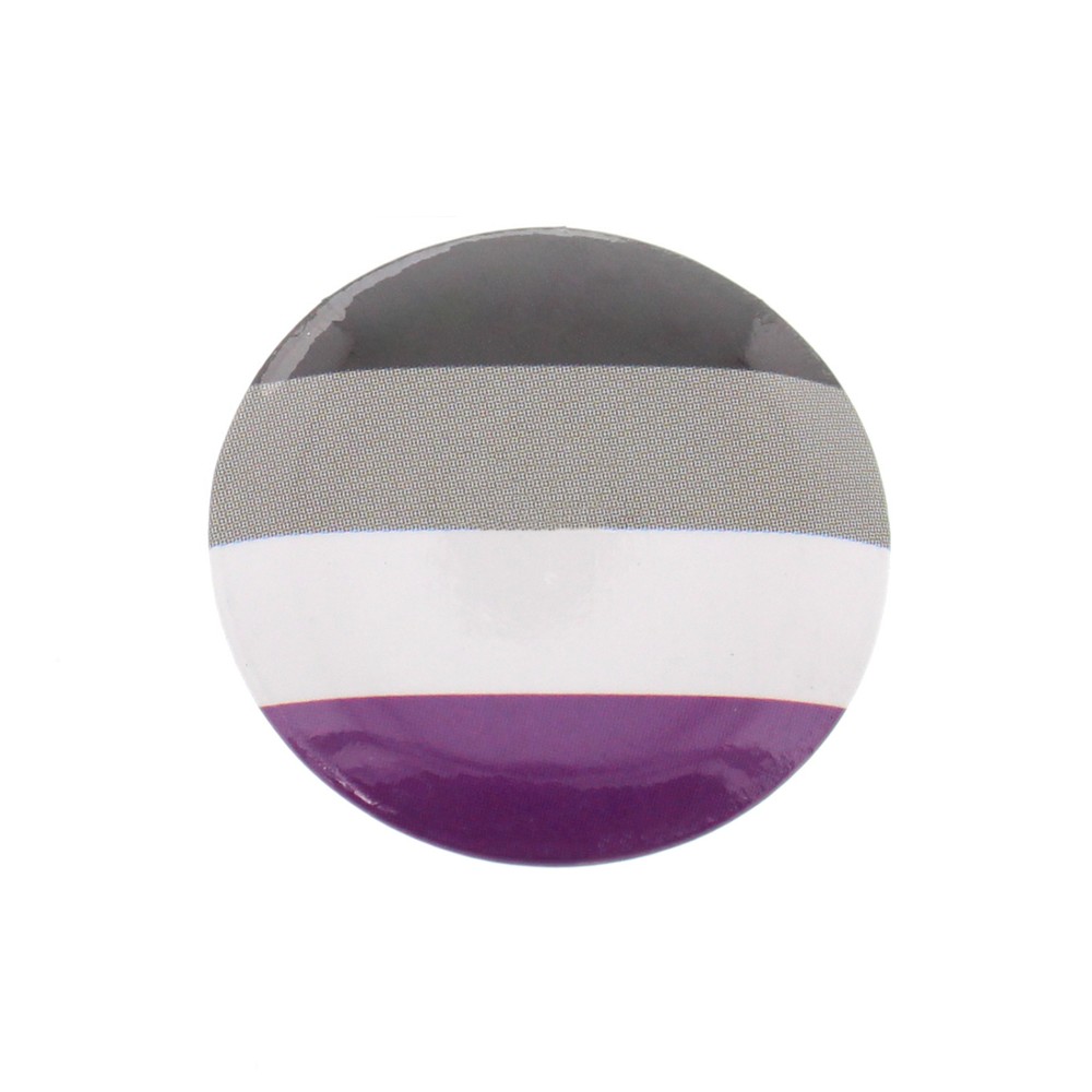 Zac's Alter Ego - Asexual Equality Flag Badge/button - Multicolours